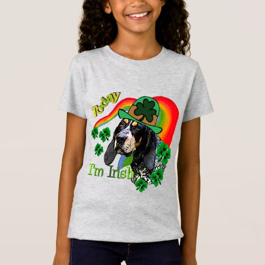 Bluetick Coonhound St Patricks T-shirt (Voorkant)