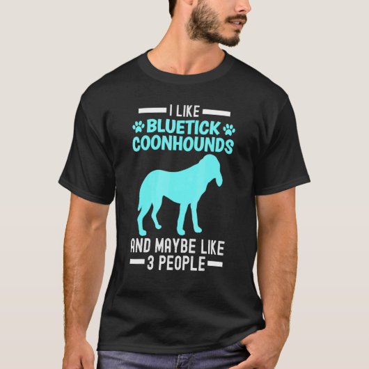 Bluetick Coonhound T-shirt (Voorkant)