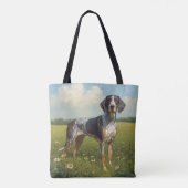 Bluetick Coonhound Tote Bag (Achterkant)