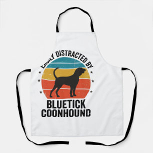 Bluetick Coonhound Vintage Hond Liefhebber Shirt O Schort