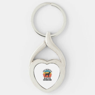 Bluetick Coonhound Vintage Hond Liefhebber Shirt O Sleutelhanger