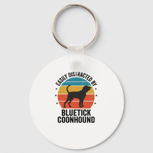 Bluetick Coonhound Vintage Hond Liefhebber Shirt O Sleutelhanger