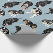 Bluetick Coonhound Wrapping Paper Cadeaupapier (Hoek)
