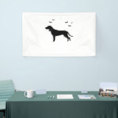 Bluetick Dog - Halloween Moon Silhouette Classic T Spandoek (Beurs)