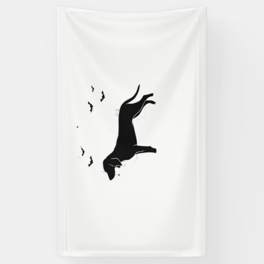 Bluetick Dog - Halloween Moon Silhouette Classic T Spandoek (Verticaal)