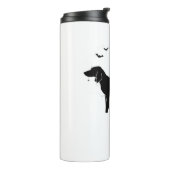 Bluetick Dog - Halloween Moon Silhouette Classic T Thermosbeker (Gedraaid links)