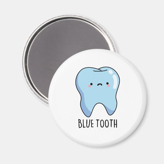 Bluetooth Funny Technical Blue Tooth Pun Magneet (Voorkant / Achterkant)