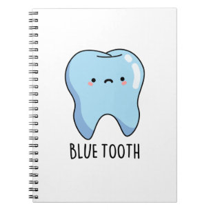Bluetooth Funny Technical Blue Tooth Pun Notitieboek