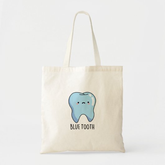 Bluetooth Funny Technical Blue Tooth Pun Tote Bag (Voorkant)