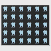 Bluetooth Grappige Technische Blue Tooth Grappenma Cadeaupapier (Vlak)