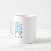 Bluetooth Grappige Technische Blue Tooth Grappenma Koffiemok (Voorkant links)