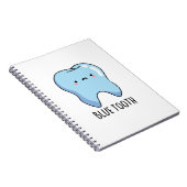 Bluetooth Grappige Technische Blue Tooth Grappenma Notitieboek (Rechterzijde)