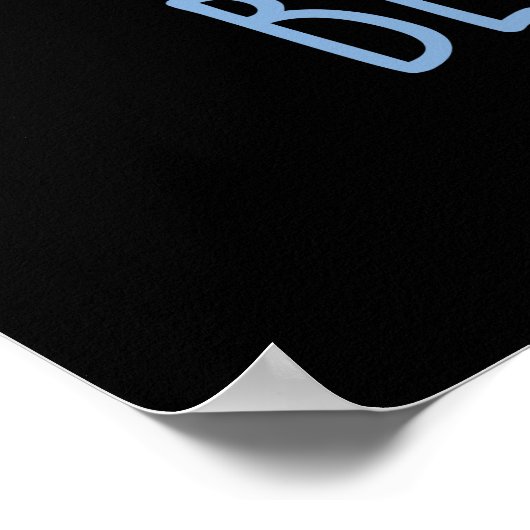 Bluetooth Grappige Technische Blue Tooth Grappenma Poster (Hoek)