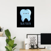 Bluetooth Grappige Technische Blue Tooth Grappenma Poster (Thuiskantoor)