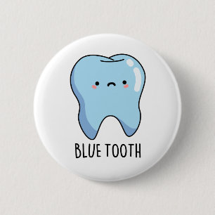 Bluetooth Grappige Technische Blue Tooth Grappenma Ronde Button 5,7 Cm