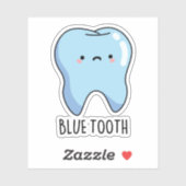 Bluetooth Grappige Technische Blue Tooth Grappenma Sticker (Vel)