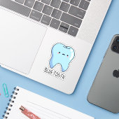 Bluetooth Grappige Technische Blue Tooth Grappenma Sticker (Laptop met iPhone)