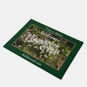 Bluets Tiny Flowers Olieverfschilderij gepersonali Deurmat