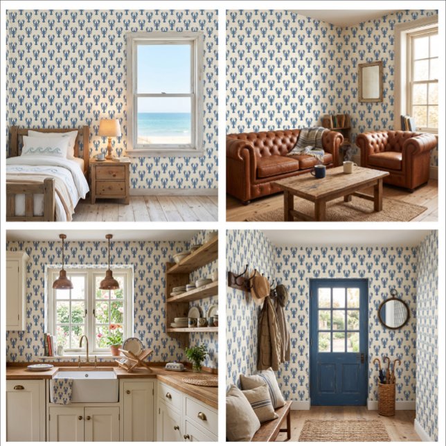 Bluewater Klauwen Kustkreeft Behang Decoratie (Make every stay feel like a beach vacation.)