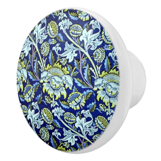 Bluewey, een ontwerp van William Morris, Keramische Knop (Rechts)