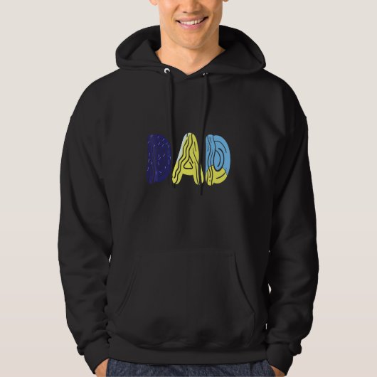 Bluey-Dad-Mum Love Fathers Day Hoodie (Voorkant)