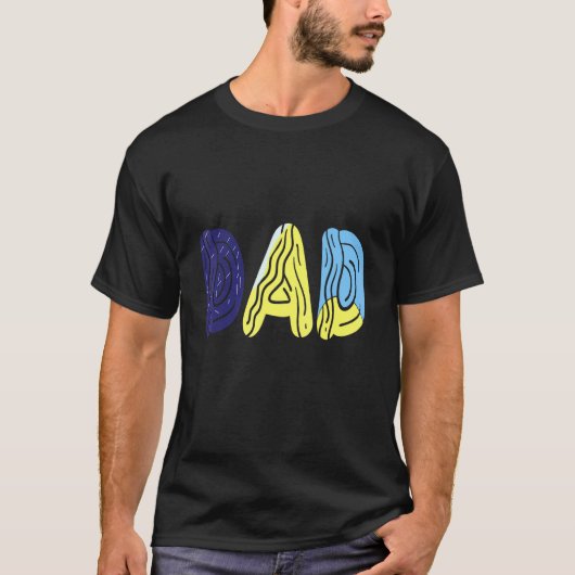 Bluey-Dad-Mum Love Fathers Day T-shirt (Voorkant)