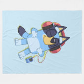 Bluey Fleece Blanket (Voorkant (Horizontaal))
