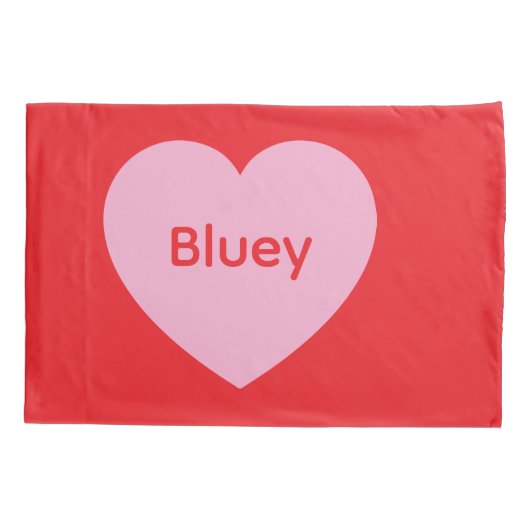 Bluey Hugs Reversible Kussensloop (Achterkant)