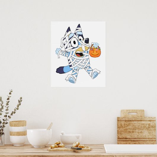 bluey poster (Keuken)
