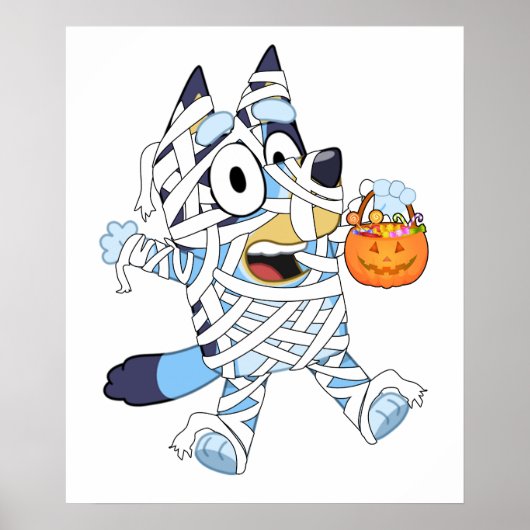 bluey poster (Voorkant)