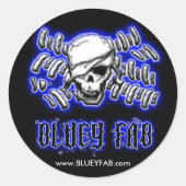 BlueyFab Ronde LG Ronde Sticker (Voorkant)