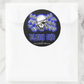 BlueyFab Ronde LG Sticker (Tas)