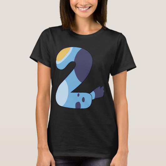 Blueysss 2 Verjaardag T-shirt (Voorkant)