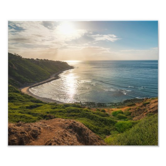 Bluff Cove Light Foto Afdruk (Voorkant)