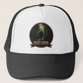 Bluff Creek – Bigfoot Country Badge ontwerp Trucker Pet