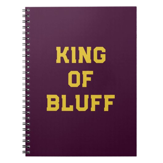 Bluff King Spiraal Foto Notitieboek (Voorkant)