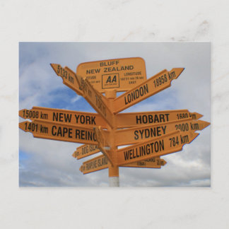 Bluff, Nieuw-Zeeland Briefkaart