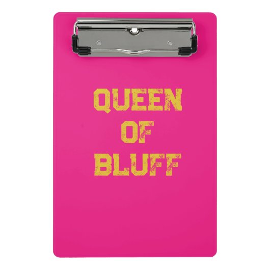 Bluff Queen Mini Klembord (Voorkant)