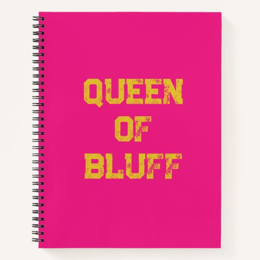 Bluff Queen Spiral Notitieboek (Voorkant)