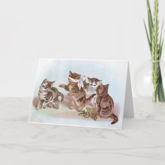Bluff van de Blinde van het Spel van katten de Feestdagen Kaart (Voorkant)