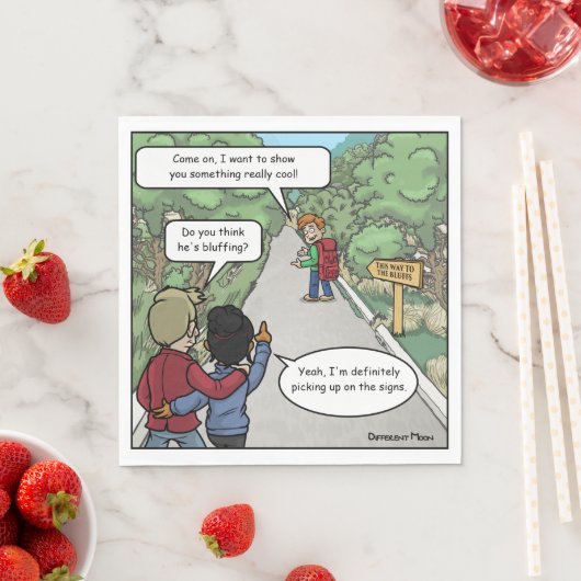 Bluffen Grappige Party servetten (Insitu)