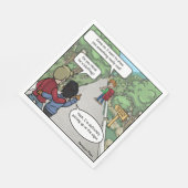 Bluffen Grappige Party servetten (Hoek)