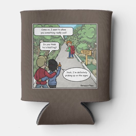 Bluffing Funny Koelbox Blikjeskoeler (Voorkant)