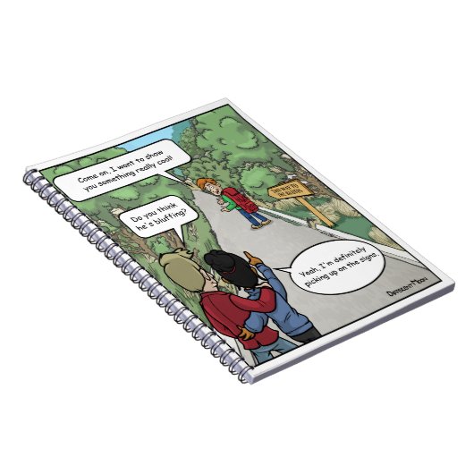 Bluffing Funny Notitieboek (Rechterzijde)