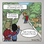 Bluffing Funny Poster (Voorkant)