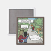 Bluffing grappige magneet (Voorkant / Achterkant)