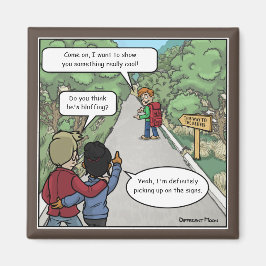 Bluffing grappige magneet