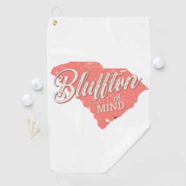 Bluffton Geestestoestand Lowcountry South Carolina Golfhanddoek