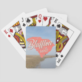 Bluffton Mentaliteit Lowcountry South Carolina Pokerkaarten
