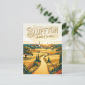 Bluffton USA Briefkaart (Staand voorkant)